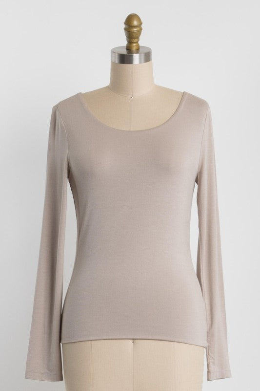 Layered Round Neck Top