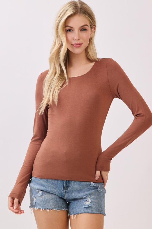 Layered Round Neck Top