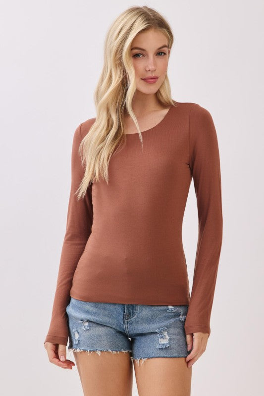 Layered Round Neck Top