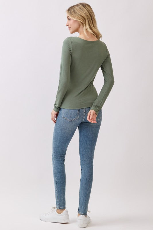 Layered Round Neck Top