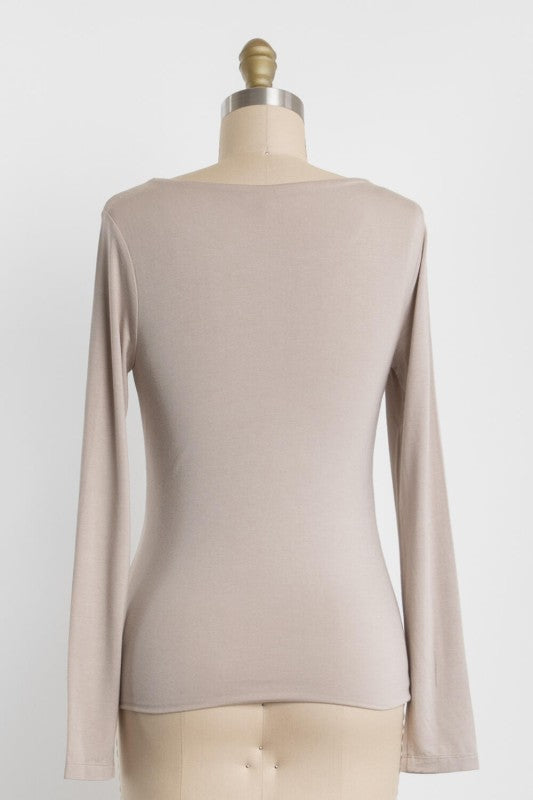 Layered Round Neck Top