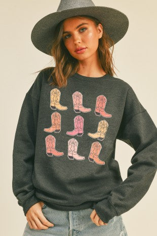Cowboy Boots Sweatshirt