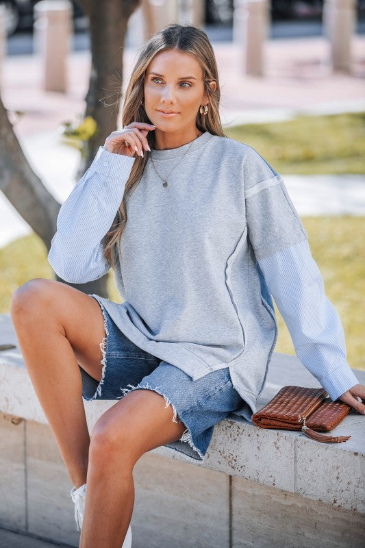 Shirt Sleeves Sweatshirt