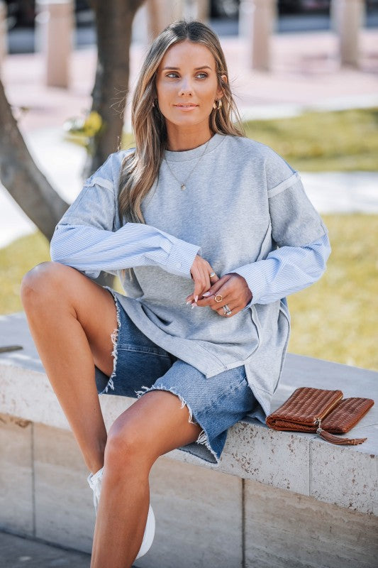 Shirt Sleeves Sweatshirt
