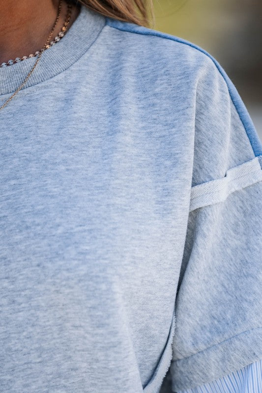 Shirt Sleeves Sweatshirt