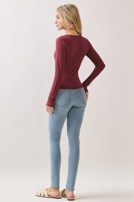 Double Layer V-neck Top