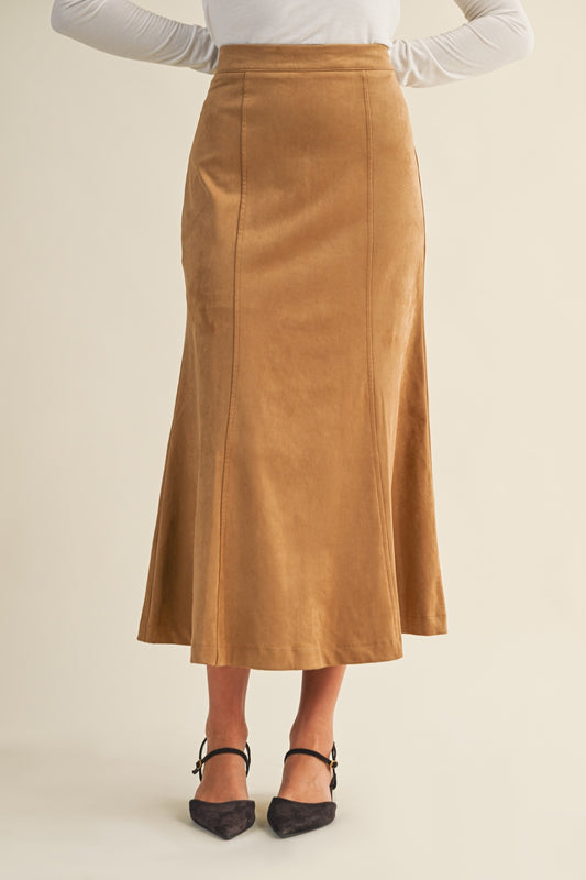 Fluted Hem Skirt