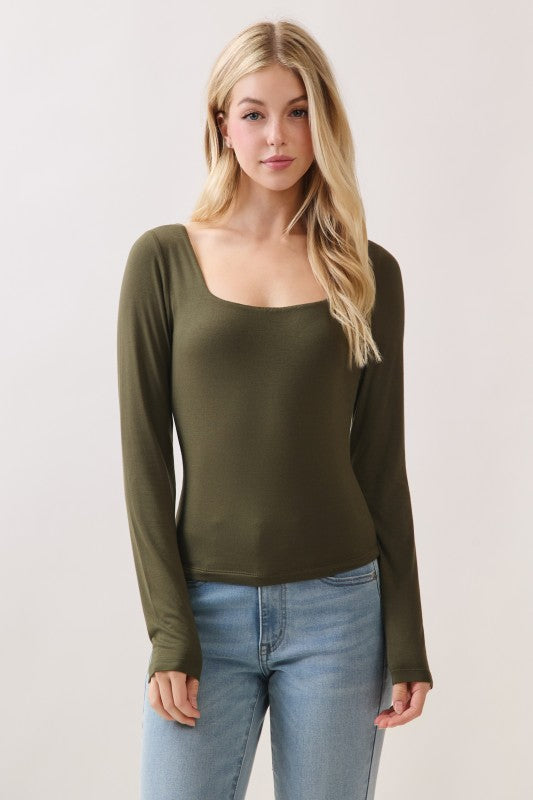 Double Layer Square Top