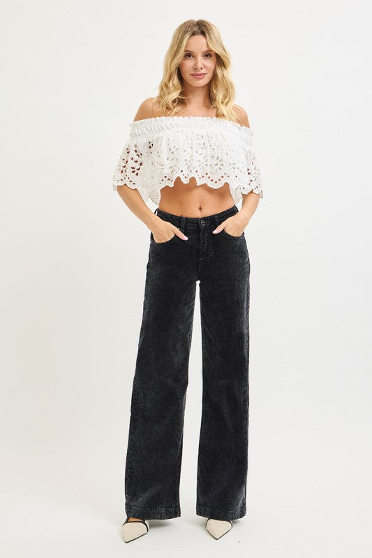 High Rise Corduroy Pants