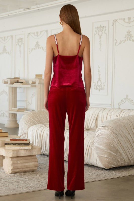 Velvet Cowl Camisole