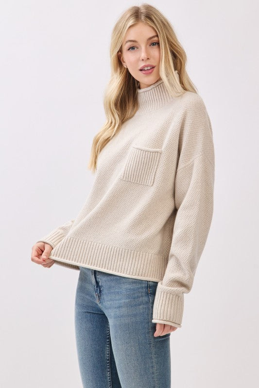 Mock Neck Sweater