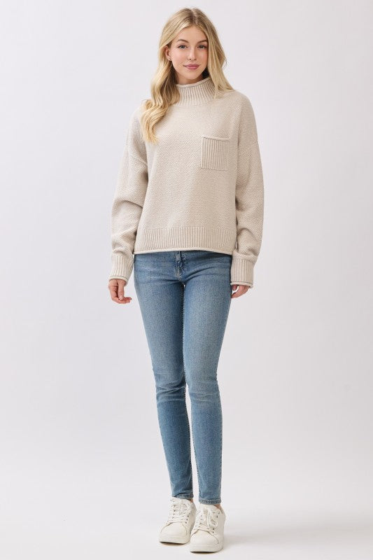Mock Neck Sweater