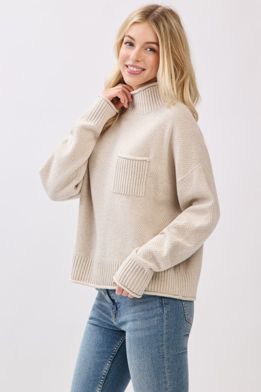 Mock Neck Sweater