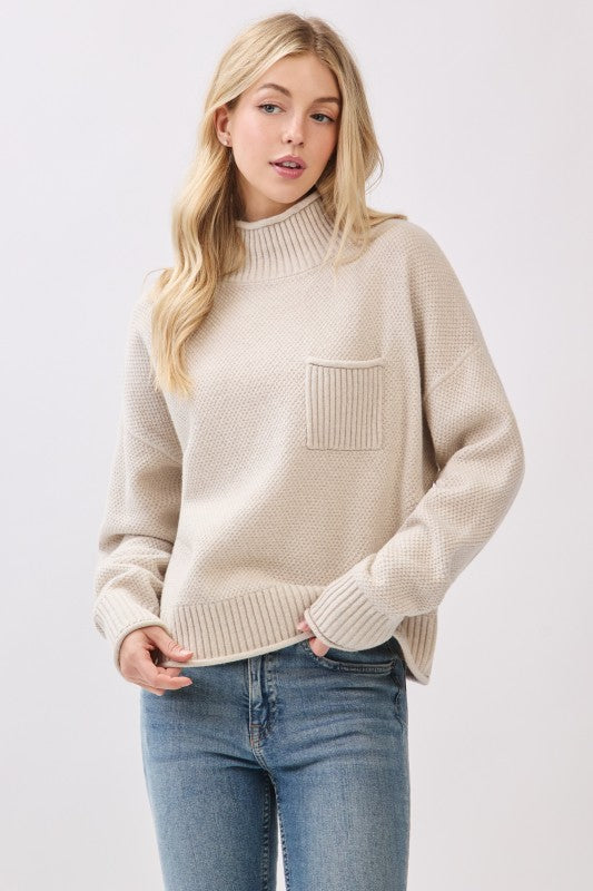 Mock Neck Sweater