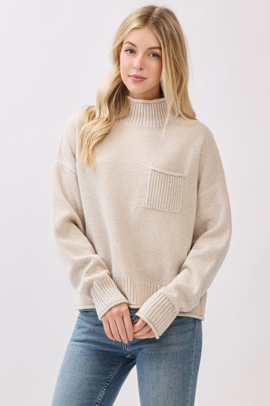 Mock Neck Sweater