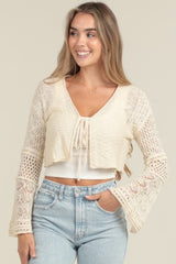 Flare Sleeve Cardigan