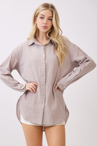 Striped Button Down Shirts