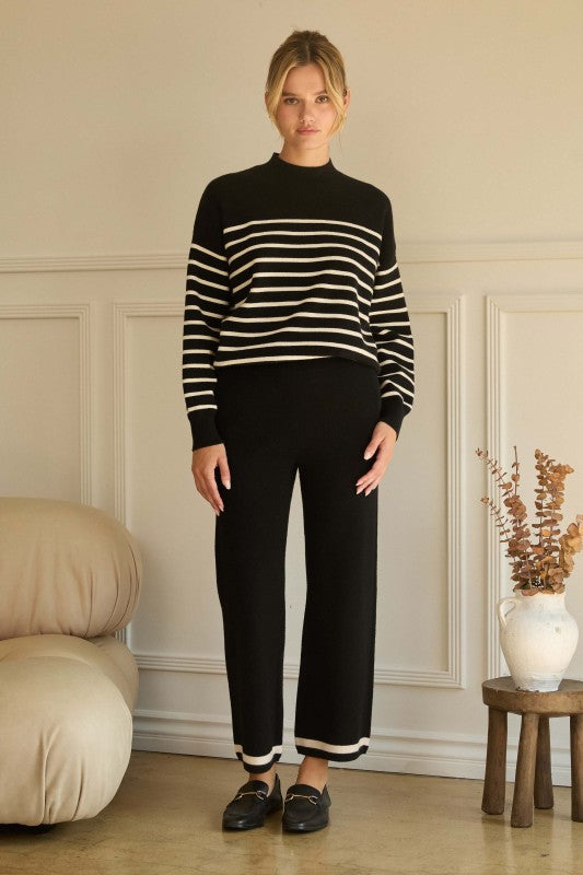 Striped Knit Sweater