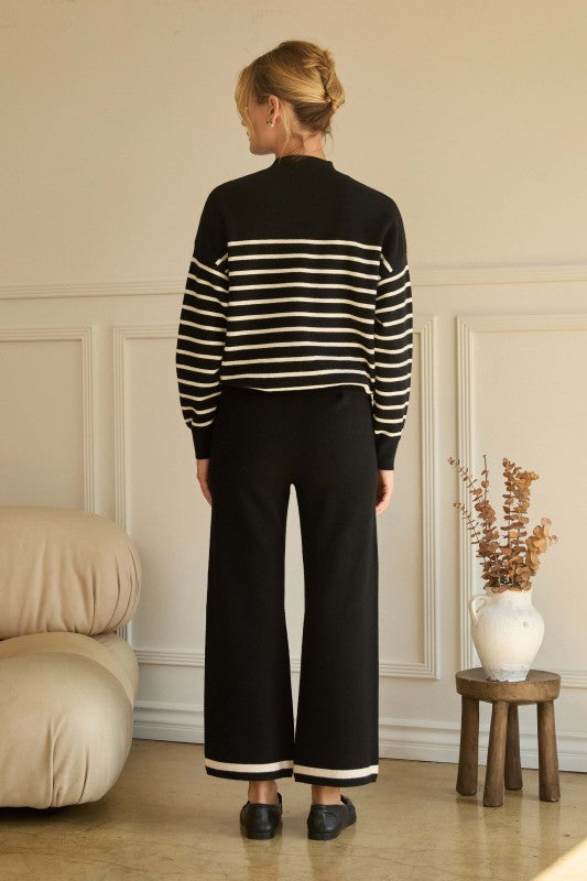 Striped Knit Sweater