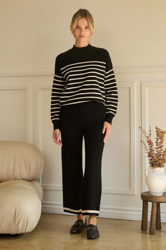 Striped Knit Sweater