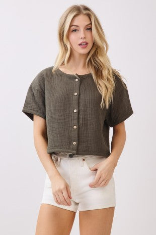 Button Down Top