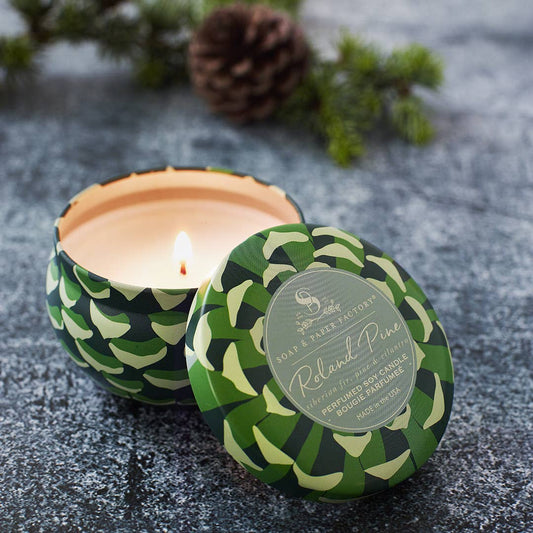 Roland Pine Tin Candle
