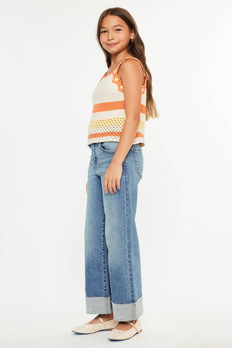 High Rise Wide Jeans