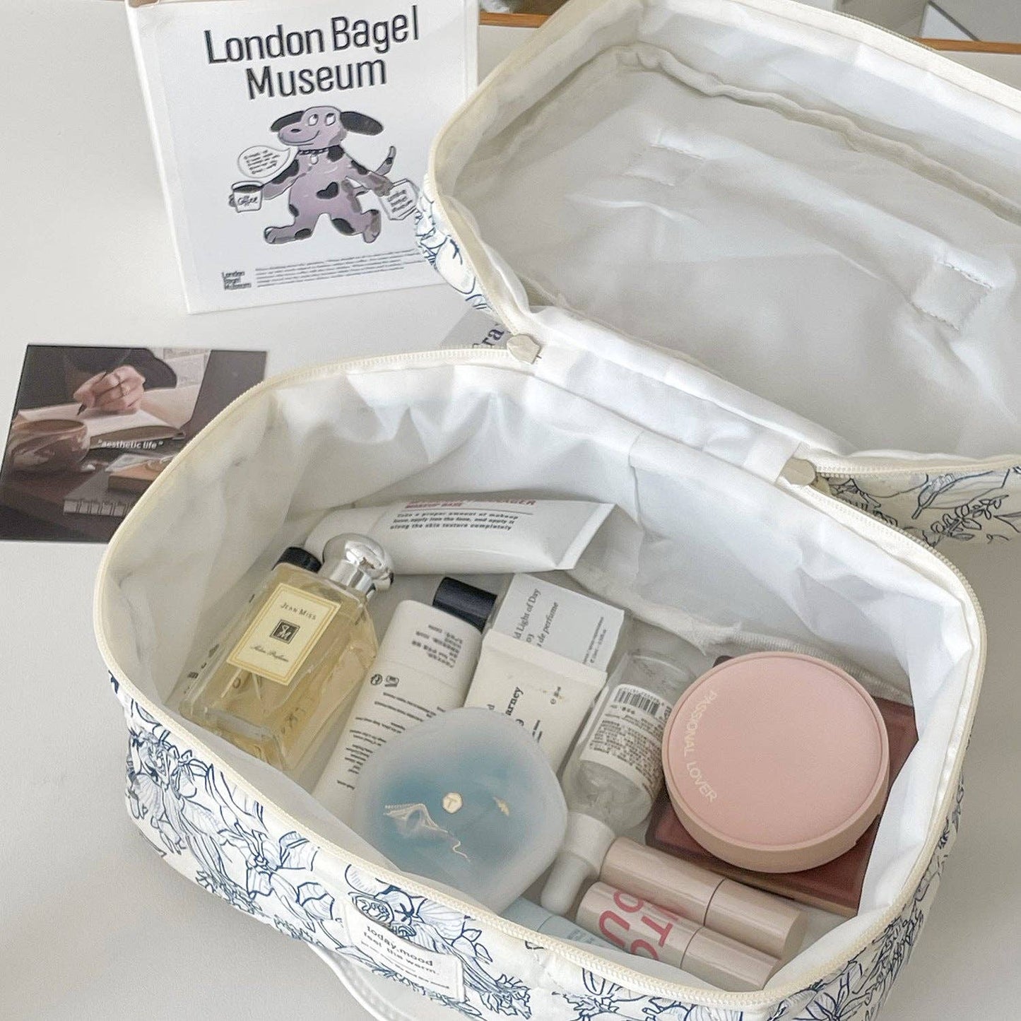 Flower Cosmetic Bag