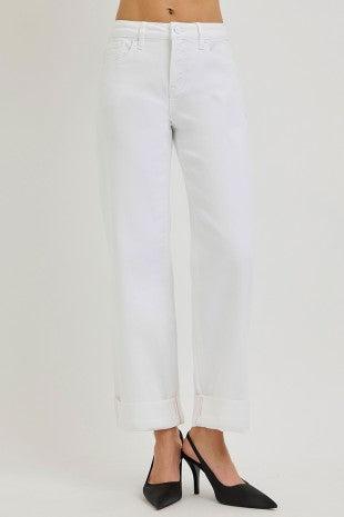 Slouchy Wide Cuffed Hem