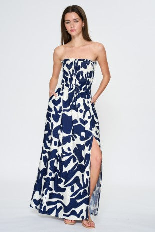 Smocked Body Maxi Dress