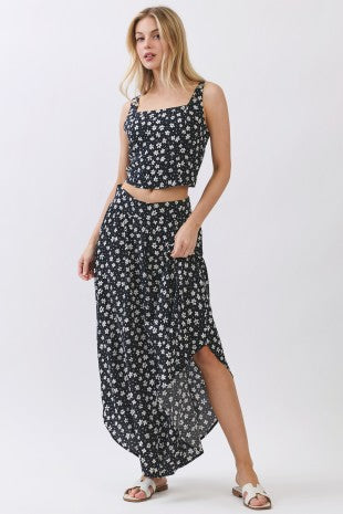 Ditsy Floral Maxi Skirt