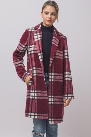 Plaid Walker Coat