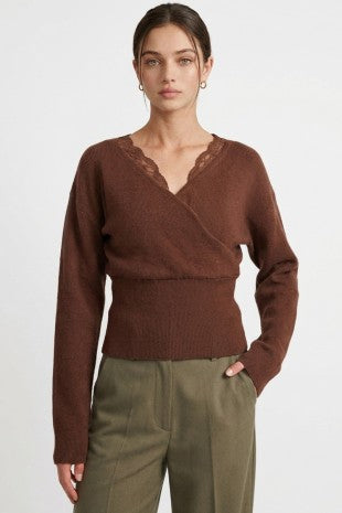 Lace Knit Sweater