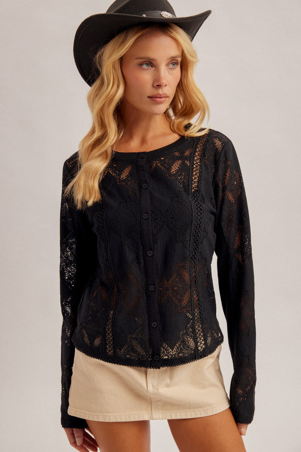 Crochet Lace Cardigan