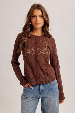Crochet Lace Cardigan