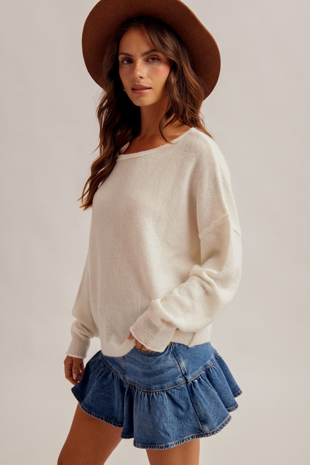 Roll Edge Cashmere