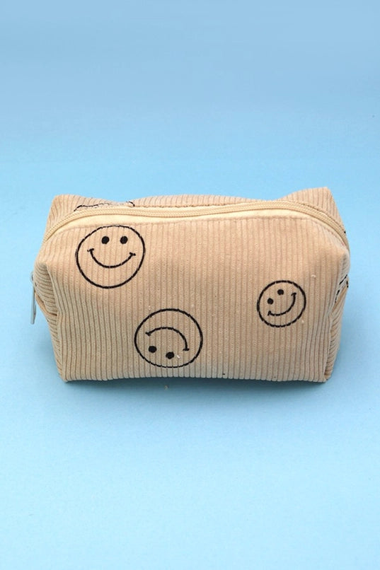 Smiley Makeup Pouch Bag