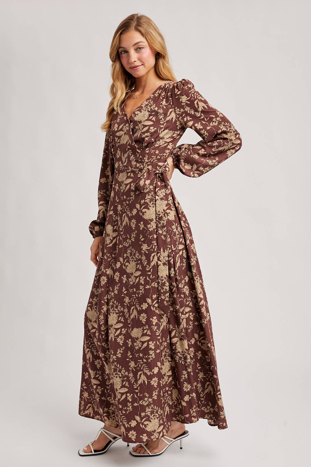 Floral Wrap Maxi