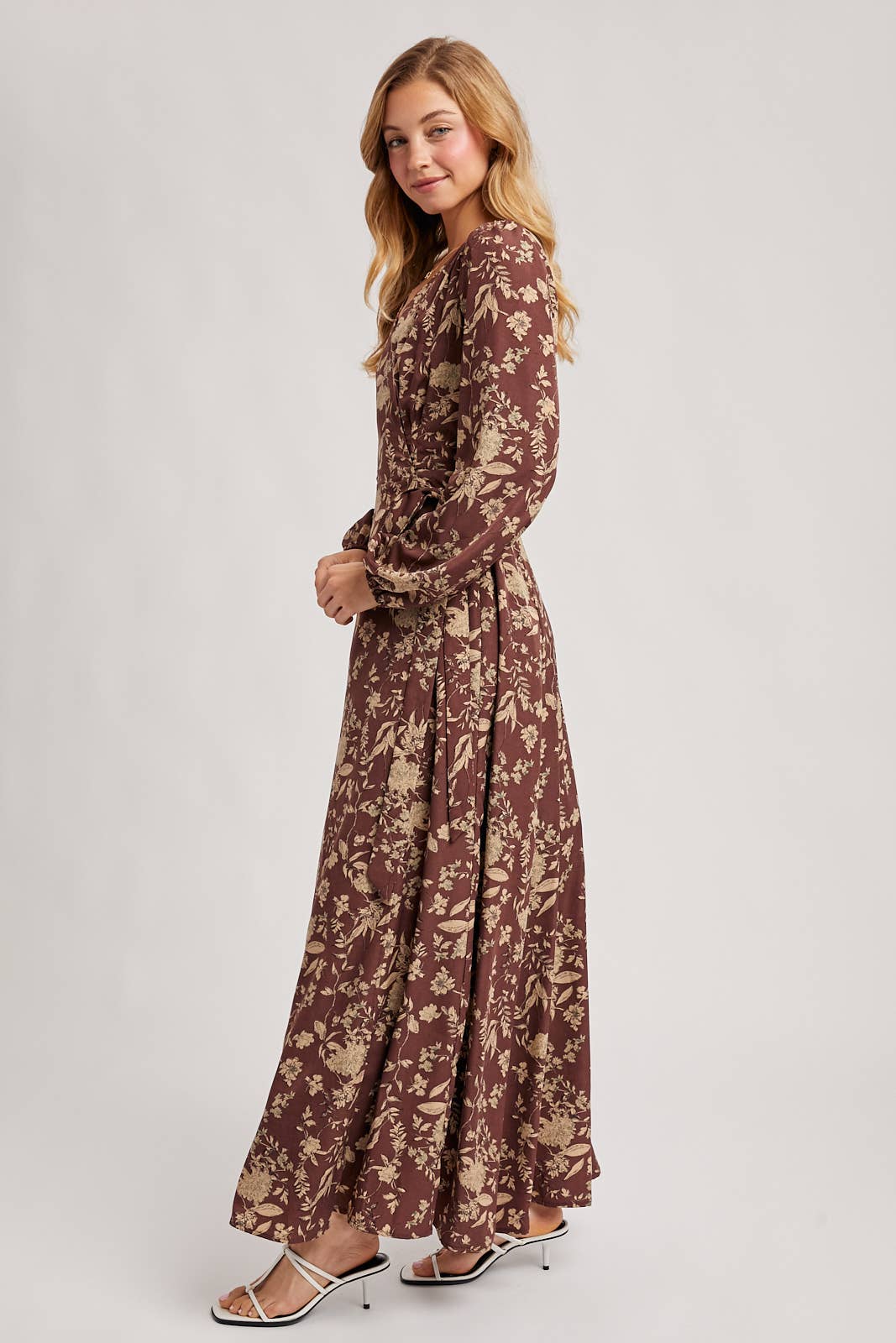 Floral Wrap Maxi