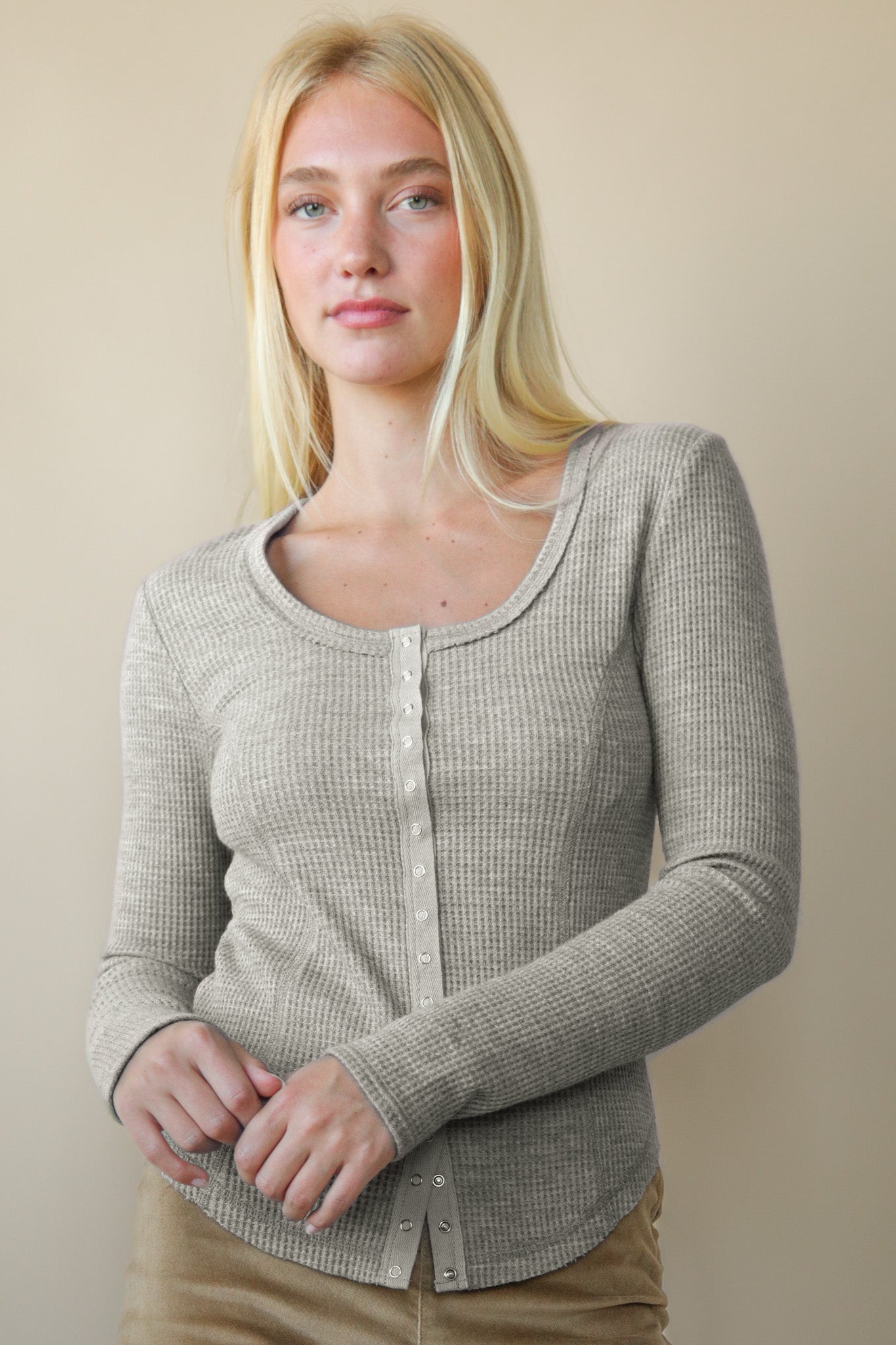 Button Down Henley