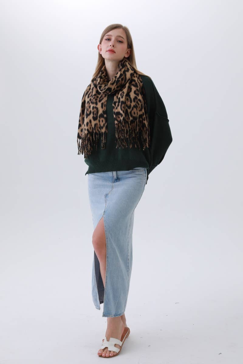 Iconic Leopard Scarf