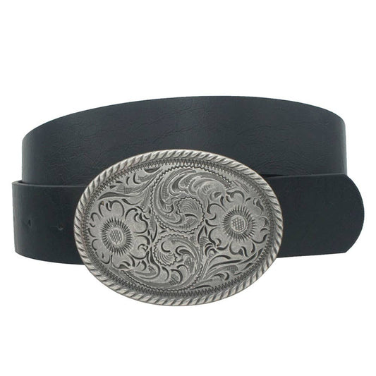 Flower Embossed Belt