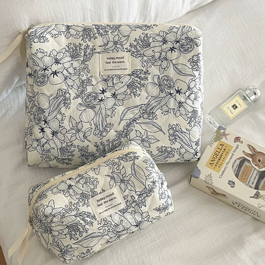 Flower Cosmetic Bag