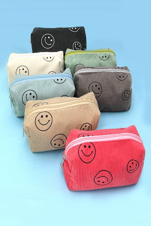 Smiley Makeup Pouch Bag