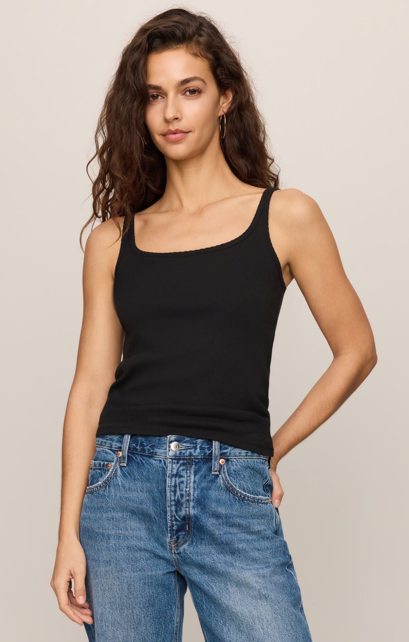 Vale Scalloped Tank