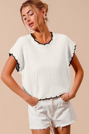 Textured Lightweight Sweater