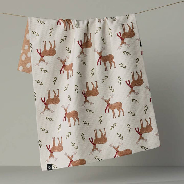 Winter Reindeer Towel