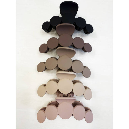 Matte Curvy Hair Clips