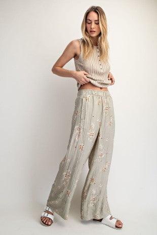 Vintage Floral Pants