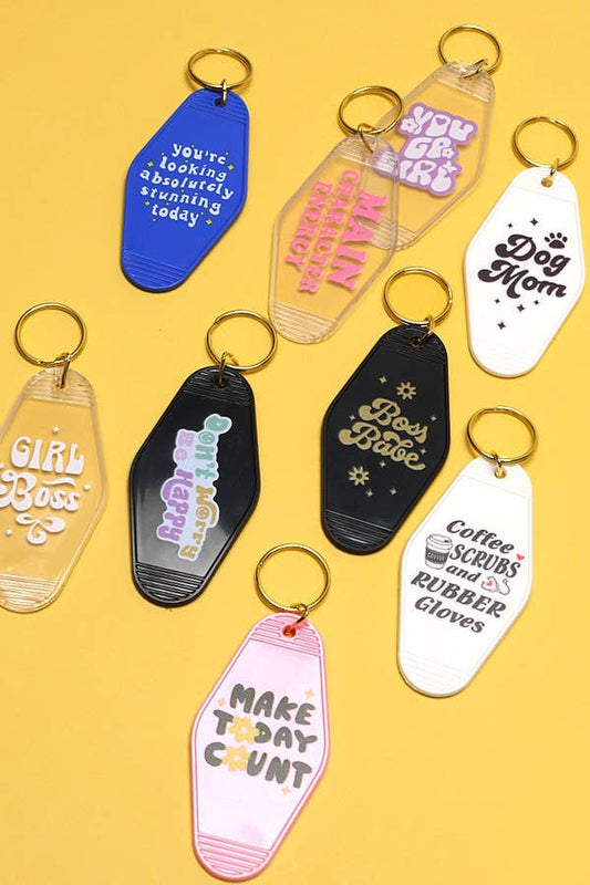 Nostalgic Words Key Chain